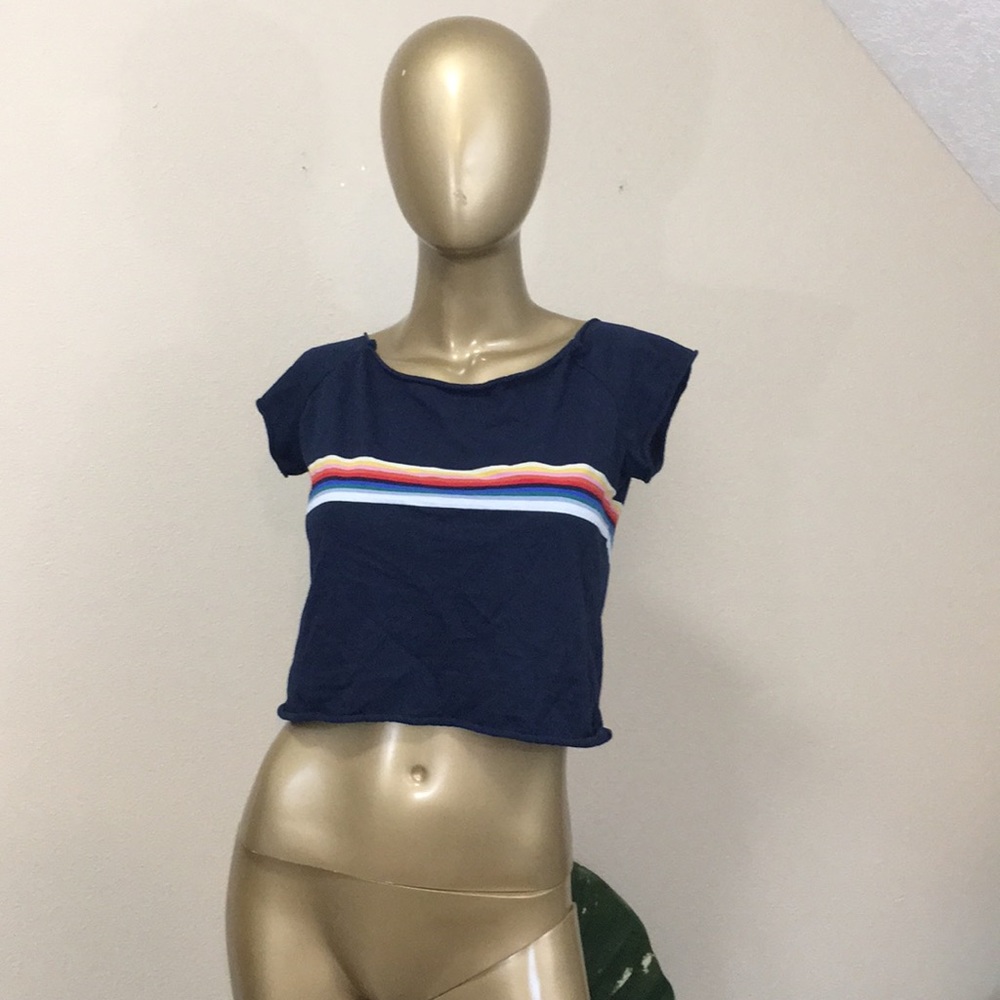 Rainbow LGTBQI+ crop top
